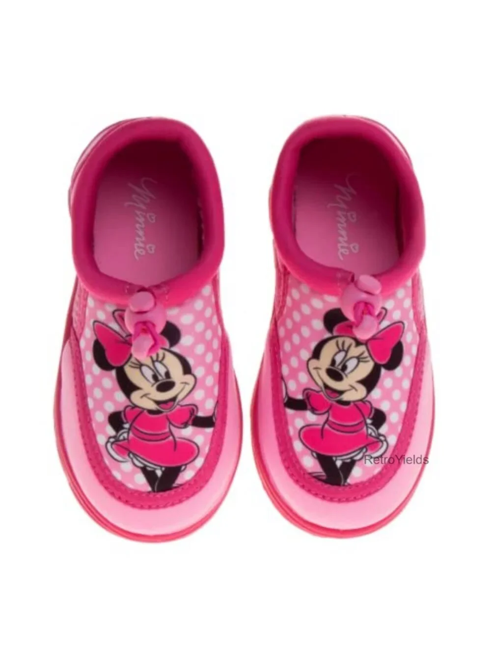 Minnie Mouse Girls Water Shoes Closed Toe Quick Dry Aqua Socks for Toddler